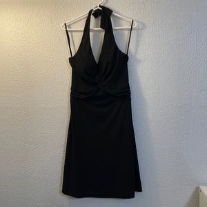 WHBM S2 halter cocktail dress